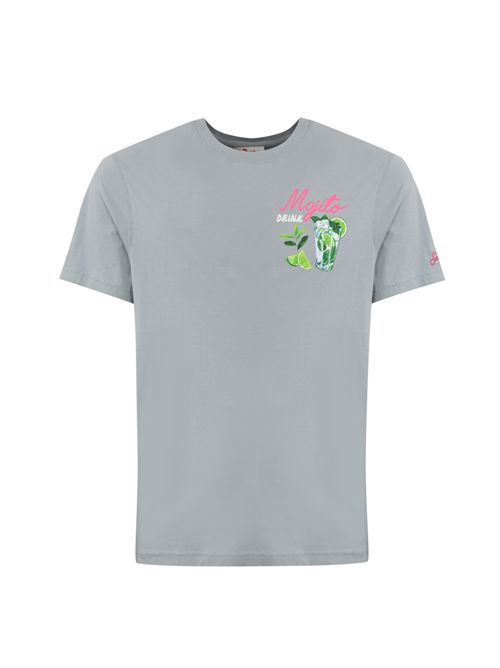 T-shirt con stampa Drink Mojito Mc2 Saint Barth | TSHIRT MAN01981H DRINK MOJITO 15